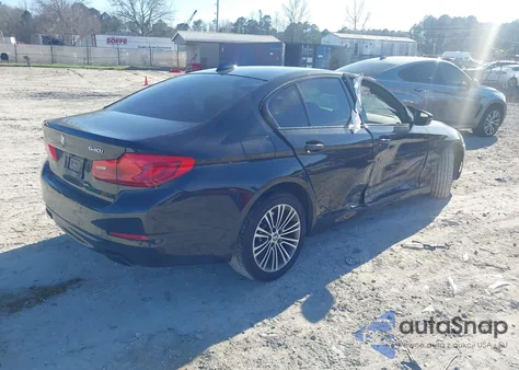 2019 BMW 540I из США, поврежденный, VIN WBAJE5C55KWW22648